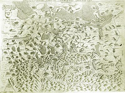 Mapa Porębskiego 1573