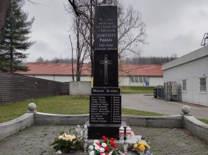 Rocznica powieszenia 11 Polaków na targowicy w Żywcu