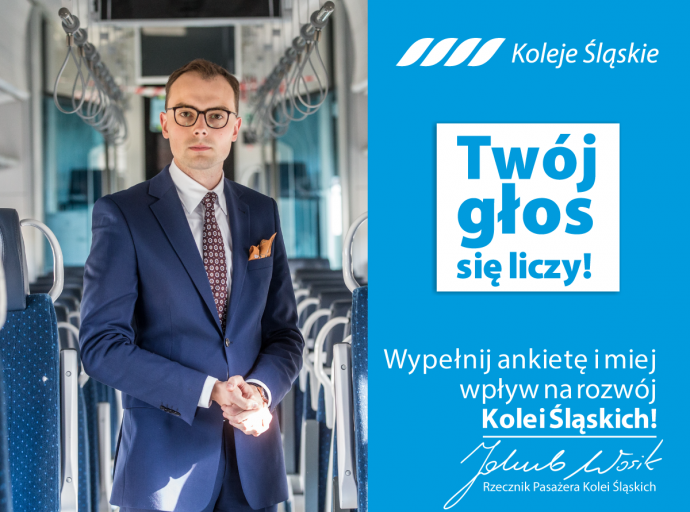 Koleje Śląskie zapraszają do udziału  w badaniu satysfakcji pasażera!