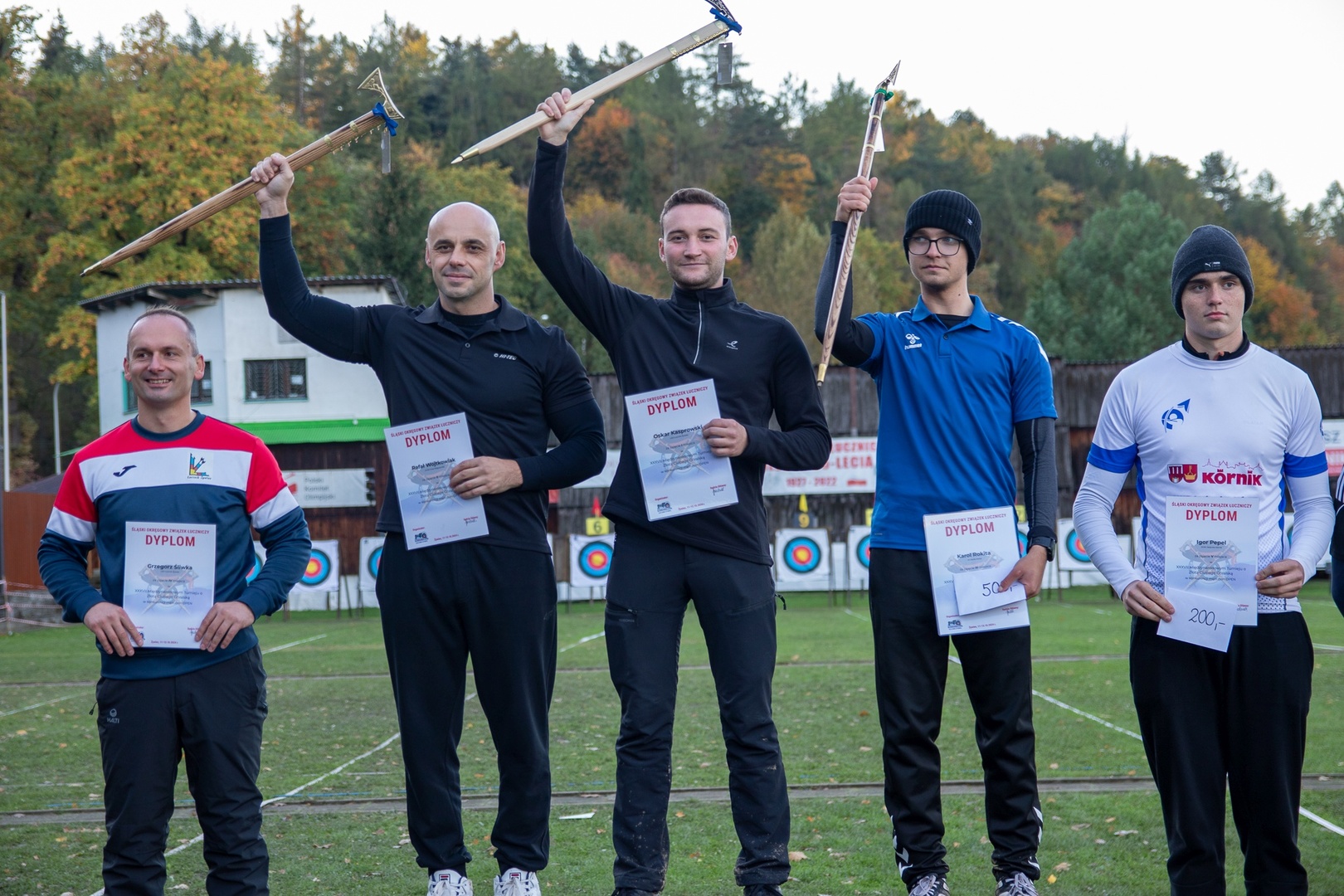 Oskar Kasprowski na najwyzszym podium Ciupagi