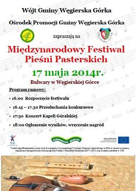 festiwal pieśni pasterskich węgierska górka