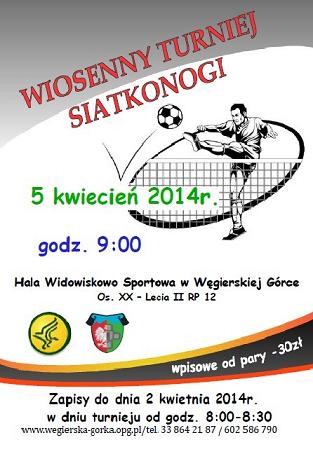 siatkonoga 5 kwietnia 2014 węgierska górka